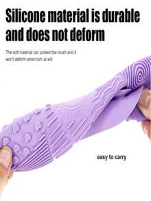 1个硅胶化妆刷清洁垫 - 更好地清洁您的化妆工具。采用耐用、可重复使用且便携的硅胶材质，带有吸盘，边缘光滑。苹果形硅胶化妆刷清洁垫不会损坏您的化妆刷或其他化妆工具。 - A - 查看 7