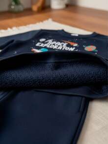 Set Of 5 Baby Boy Fleece Sets - 5 Jackets + 5 Pants - 彩色 - 查看 8