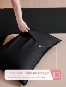 2/3件套刺绣毛绒被套套装 - 柔软蓬松的人造毛皮被套，透气舒适，奢华柔软，包含1个刺绣被套和1/2个枕套，通过Oeko-Tex认证，黑色 - 黑色 - 查看 7