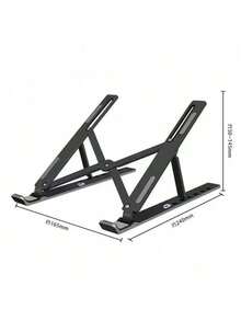 1pc Portable Adjustable Laptop Stand, New Model Notebook Holder Desk Mount With Phone Holder, Multi-Color Options. Suitable For Back To School Season, Work From Home Essentials. - Multicolor - View 12