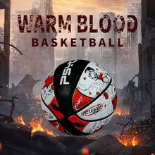 1pc Hot-Blooded Basketball, No.7 Adult & Youth Training/Match Ball, Suitable For Indoor & Outdoor Use, Recommended As Birthday Gift - Multicolor - View 8