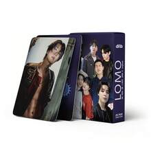 55件/盒 KPOP周边商品，SKZ限量版粉丝周边，收藏照片卡，贴纸，节日礼物 - 彩色 - 查看 3