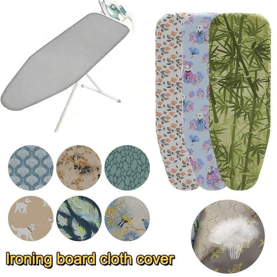 Tấm phủ bàn ủi họa tiết hoa mới, dày dặn, chịu nhiệt, chống bám bẩn, co giãn, chắn nhiệt cho bàn ủi, quà tặng Ngày của Mẹ, trang trí phòng ngủ, sân vườn, trang trí nhà bếp, mùa hè, bãi biển, đồ dùng du lịch, trang trí phòng, mềm mại, tốt nghiệp. - Nhiều màu - Xem 1