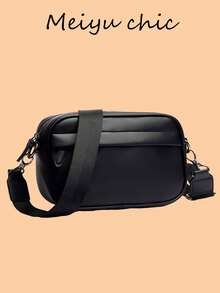 Túi đeo vai đa năng thời trang mới, túi đựng đồ thường ngày, túi đeo chéo, phù hợp cho học sinh trung học, sinh viên đại học, sinh viên năm nhất, du lịch ngoài trời, leo núi, thể thao, ba lô đại học, quà tặng Ngày của Cha, phong cách retro mùa hè, Halloween, Giáng sinh, Scream, túi nam, quà Giáng sinh mùa đông, túi đen, vật dụng cần thiết khi đi du lịch, cắm trại, túi đeo chéo, quà tặng kỳ nghỉ, túi retro mùa xuân. - màu đen - Xem 7