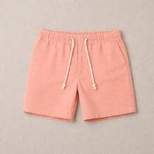 1 Summer Spring Spring / Summer / Autumn Spring / Summer Regular Fit Eyelet Drawstring Beach For Going Out Weekend Casual Holiday Father's Day Valentine's Day Christmas - Baby Pink - View 1