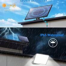 Nueva llegada Luz de pared dividida con carga solar Sensor de movimiento inteligente PIR Control remoto infrarrojo para el patio - T-127 - Ver 6