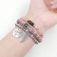 1条全新波西米亚风表带，兼容 1/2/3/4/5/6/7/8/9 - 粉色 - 查看 3