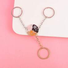 3Pcs/Set Sun Moon And Star Stitching Best Friend Key Chains For Men Fashion Friendship Gifts - Star, Moon and Sun Keychain - View 3