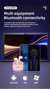 Lenovo 联想LP40Pro高清音质蓝牙耳机，触控式TWS蓝牙5.3低延迟音乐耳机，HiFi音效，防水，降噪，无线耳机 - LP40 Pro - 查看 8