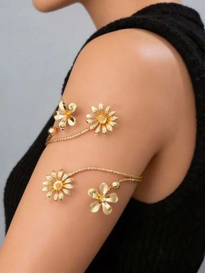 1pc Summer New Armband, Suitable For Wearing On Beach Vacations, Valentine's Day, Mother's Day, Thanksgiving, St. Patrick's Day, Halloween, Christmas, Suitable For Wearing Clothes On Various Holidays