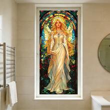 1/4 miếng dán kính mờ hình các sinh vật và thực vật thần thoại nhiều màu sắc, màng dán tĩnh điện PVC có thể tái sử dụng, thích hợp cho phòng tắm, phòng ngủ, phòng khách và trang trí nhà cửa. - Nhãn dán kính mờ - Xem 3