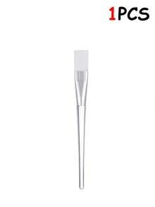 15/6/1件装美容院空心透明手柄水晶面膜刷，刷毛柔软，可清洁面膜，小巧柔软的刷头可用于面部，不伤肌肤 - 彩色 - 查看 8