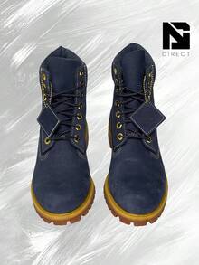 Timberland 6" Premium Waterproof Boot Peacoat– Men's Lifestyle Sneakers – Shoes For Man -Vintage- Spring & Summer-Classic Color, Warm & Durable, Outdoor To Everyday Casual Wear - Mother's Day Gifts-Father's Day Gift –TB0A2P6WA6P - 呢子大衣 - 查看 4