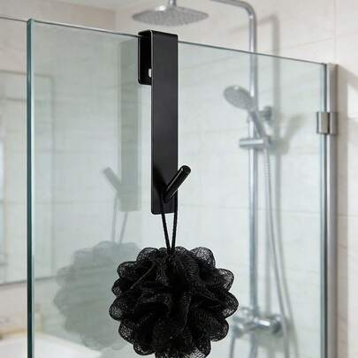 1/3Pcs Heavy-Duty Adhesive Wall Hooks Suitable For Bathroom & Kitchen, Hanging Hooks For Shower Walls, Towels, Utensils, Robes - Easy Installation For Storage Organization