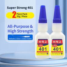1/2 33g Strong, Clear, Fast-Drying, Multi-Purpose Adhesive; Low-Blooming, Non-Hardening, Beginner-Friendly; Bonds Plastic, Metal, Iron, Ceramic, Glass, And Wood; Heat-Resistant; Suitable For Shoe Repairs And General-Purpose Use. - Upgrade 401 - View 9