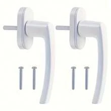 1个/2个通用金属双层玻璃窗把手 - 右开/左开安全平开窗 - 带固定螺丝 - 數量 - 查看 9