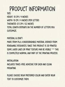 1 Biển tên phòng tùy chỉnh cá nhân màu hồng, chữ cái in 3D riêng lẻ, bảng tên cửa, chữ trang trí kiểu trường đại học, chữ trang trí tường tùy chỉnh cho phòng ngủ bé gái, phòng trẻ em, phòng chơi, phòng ngủ, cửa phòng ký túc xá, biển tên dễ thương nhiều màu sắc, quà tặng trang trí phòng độc đáo - Nhiều màu - Xem 5