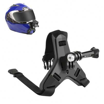  PULUZ Motorcycle Helmet Chin Strap Mount Holder, Osmo Action And Other Action Cameras