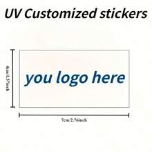 Customized UV Transfer Stickers - Suitable For Personalized Water Bottles And Coffee Cups, Can Print Images, Logos Or Personal Identifiers, 3D Transparent Sticker Design Is Easy To Apply And Durable, High-Quality Adhesive - Multicolor - View 2