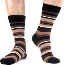 Athletic Socks - Geometric Café-6m - View 5