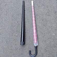 1pc Foldable Transparent Waterproof Umbrella Cover, Retractable Anti-Leakage Umbrella Accessory Set - Stretch - View 3