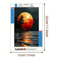 DIY钻石马赛克画，满钻亚克力钻石画艺术，DIY手工艺品，家居墙面装饰礼品 - 彩色 - 查看 13