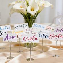 Customized Personalized UV Transfer Stickers, 5cm/8cm/13cm, Customized Name Label Stickers, Guest List Seat Cards, Bachelor Party Bride Birthday Stickers, Wedding Gifts, Customized Wedding Sticker Labels, Personalized Wedding Stickers, Wedding Name And Date Stickers - Multicolor - View 12