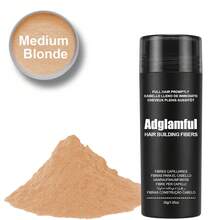 Adglamful 增发纤维粉，Cutline 物理增发，适用于稀疏头发和发际线，30g 瓶装 + 25g 补充装，瞬间增发 - 彩色 - 查看 13