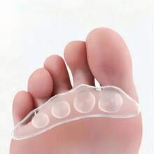 QKC 2片装夏季防滑跖骨垫，透明半鞋垫，防滑鞋垫，适用于高跟鞋 - 透明 - 查看 5