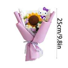 Bó hoa hướng dương, Bó hoa hướng dương hình hoạt hình dễ thương, Trang trí bàn làm việc Kawaii, Bó hoa trang trí nhà cửa và đám cưới, Thích hợp làm quà tặng Ngày của Mẹ, quà tốt nghiệp cho bạn thân, quà sinh nhật, quà tựu trường. - Nhiều màu - Xem 8