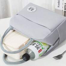 Hand Bag.Clutch Purse For Women.Lunch Bags For Woman. New Fashionable Large Capacity Lunch Tote Bag, Leak Proof And Stain Resistant Portable Dining Cart, Classic Insulated Bag, Hand-Held Tote Bag, Mommy Bag, Commuting Tote Bag, Daily Fitness Lunch Bag, Picnic Bag, Waterproof And Insulated Crossbody Bag, School Supplies Bag - 黑色 - 查看 5