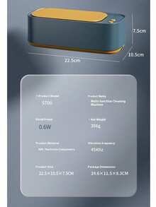 Limpiador ultrasónico USB, 3 modos de temporización con vibración de alta frecuencia, limpieza profunda para joyas y gafas, 500mAh - Multicolor - Ver 11