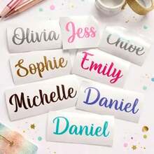 Customized Personalized UV Transfer Stickers, 5cm/8cm/13cm, Customized Name Label Stickers, Guest List Seat Cards, Bachelor Party Bride Birthday Stickers, Wedding Gifts, Customized Wedding Sticker Labels, Personalized Wedding Stickers, Wedding Name And Date Stickers - Multicolor - View 7