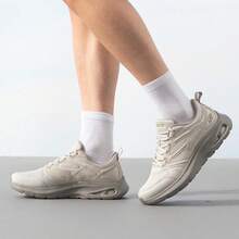 Skechers Men's New Mesh Casual Sports Lightweight Running Shoes - Beige - View 4