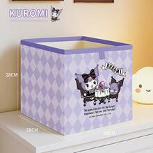 Sanrio Official Hello Kitty Cartoon Foldable Storage Box, Cute Children's Clothing Organizer - A - View 13