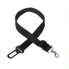 1 pieza Correa retráctil y ajustable para mascotas en el automóvil, correa de sujeción para cinturón de , cuerda de tracción antifuga de para mascotas en el vehículo, accesorio de protección para mascotas en el automóvil - 1 correa ajustable para mascotas - Ver 9