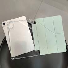 Redmi Pad2 11吋 2025 平板保護殼，時尚智慧 Y 型折疊支架保護套，高透明壓克力背板，可客製化 DIY，頂級 PU 皮革，附自動休眠/喚醒保護蓋，相容 Redmi Pad SE 11吋 2023/7 11.2吋平板保護殼，相容 Matepad SE 11吋 2024/Matepad 11.5S 平板保護殼 - Y折疊 - 查看 38