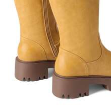 Knee High Boots Women, Comfortable Platform Boots For Women - Màu vàng - Xem 8