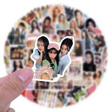 60pcs Korea Kpop Retro Aesthetics Fantasy Sun Ins Y2K Downtown Aesthetic Stickers Gifts Humorous And Funny Stickers 80S 90s Anime Stickers For Scrapbook Supplies Envelope, Water Bottle, Computer, Laptop, Phone, Luggage, Notebook, Fridge,Festival Party,Christmas Decoration New Year Winter Stationery Kindle - X-923-a - View 4