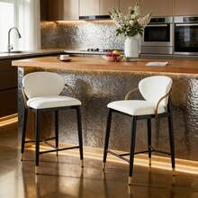 Beige + Black + Gold + Fabric