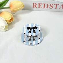 MagSafe 磁性手机支架，气囊支架，强力磁性可拆卸支架，条纹、心形和蝴蝶结图案。 - 彩色 - 查看 2