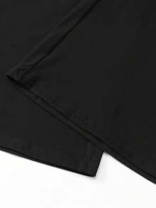 AiTyi 女士连体裤，修身休闲 U 领纯色时尚性感显瘦舒适户外运动百搭 Y2K 毕业季返校季新年情人节嘉年华春夏弹力针织短袖修身连体裤 - 黑色 - 查看 8