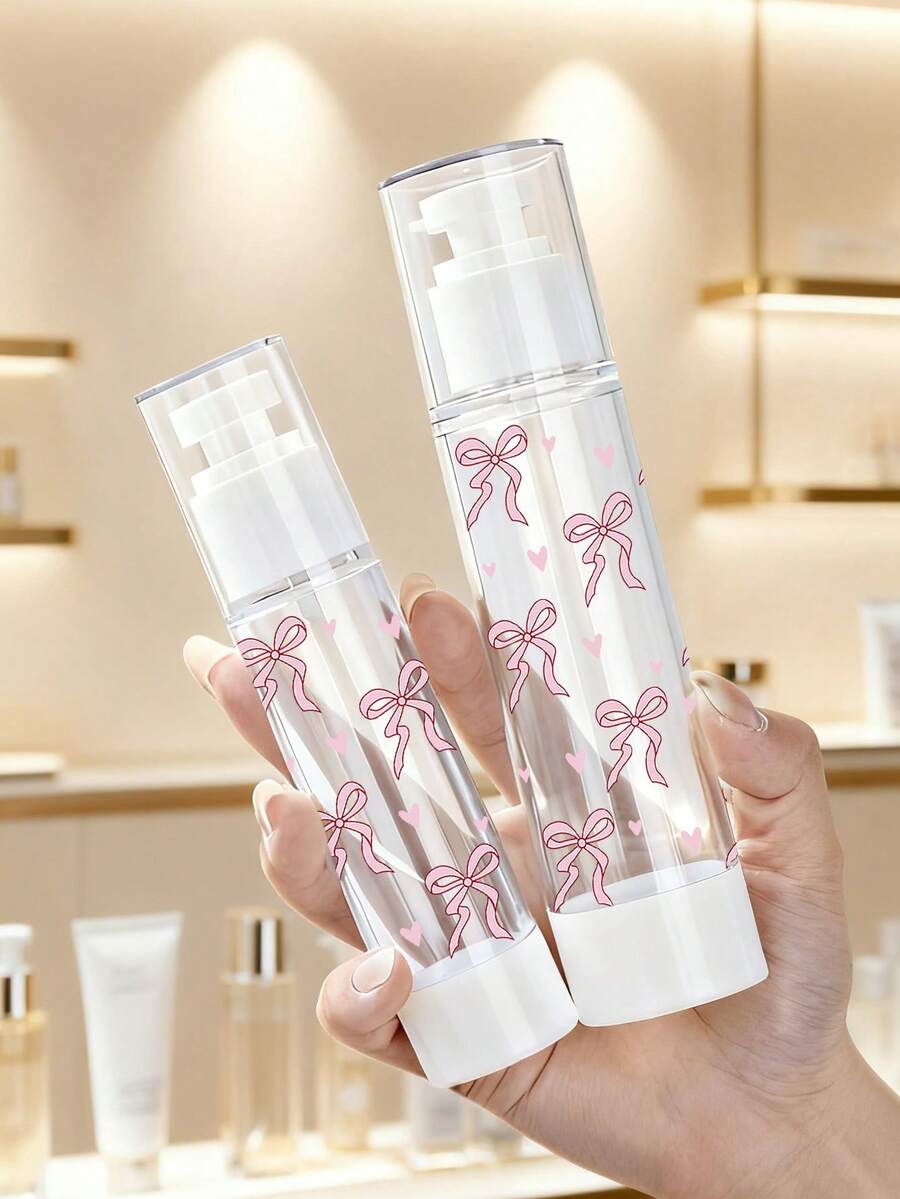Chai nhựa trong suốt không khí hình bướm dung tích 30ml/50ml/100ml, đáng tin cậy, không mùi và không biến dạng, dùng đựng mỹ phẩm chất lượng cao, thích hợp cho sữa dưỡng thể, kem dưỡng da, dầu gội, nước hoa hồng, du lịch hoặc sử dụng tại nhà. - Nhiều màu - Xem 1