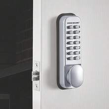 Home Secure™ Digital Push Button Door Key Pad Lock HS13187 - Multicolor - View 6