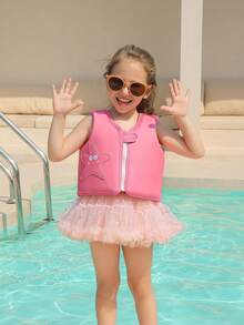 Chaleco de natación para niños, chaleco flotador para niños, chaleco de ayuda a la flotabilidad, adecuado para piscina/playa - Multicolor - Ver 6