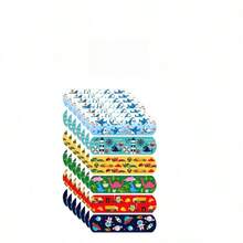 12/24/36/48/60 piezas - Vendas adhesivas creativas y lindas de dibujos animados, compuestas por 6 patrones de dibujos animados, combinando estética y practicidad, brindando un cuidado y protección suaves para tus heridas. Cada pieza está empaquetada individualmente, es conveniente de llevar, un artículo esencial para el hogar - Multicolor - Ver 7