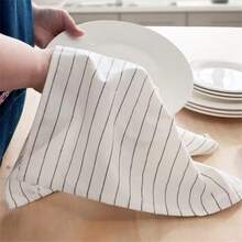 2/4 piezas Paño de algodón para lavar platos, Paño de limpieza absorbente, Toalla de cocina multiusos, Paño de té - Multicolor - Ver 7