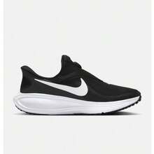 Nike 女士新款轻便透气网眼跑步鞋 - 黑與白 - 查看 10