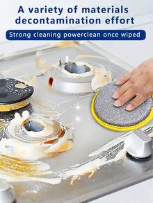 4pcs Double-Sided Dish Sponges - Reusable Kitchen Cleaning Cloths With Non-Slip Handles And Striped Design, Made Of Durable Polyester Material, Ideal For Cleaning Pots, Pans, And Utensils. Dish Sponges | Striped Pattern | Durable Sponge - A - View 7