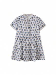 Elevate Your Style With Our Blue Polyester Dress - Azul cielo profundo - Ver 1
